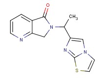 6-(1-imidazo[2,1-b][1,3]thiazol-6-ylethyl)-6,7-dihydro-5H-pyrrolo[3,4-b]pyridin-5-one