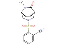 2-{[(1S*,5R*)-6-methyl-7-oxo-3,6-diazabicyclo[3.2.2]non-3-yl]sulfonyl}benzonitrile