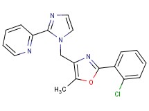 2-(1-{[2-(2-chlorophenyl)-5-methyl-1,3-oxazol-4-yl]methyl}-1H-imidazol-2-yl)pyridine