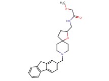 N-{[8-(9H-fluoren-2-ylmethyl)-1-oxa-8-azaspiro[4.5]dec-2-yl]methyl}-2-methoxyacetamide