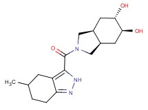(3aR*,5S*,6S*,7aS*)-2-[(5-methyl-4,5,6,7-tetrahydro-2H-indazol-3-yl)carbonyl]octahydro-1H-isoindole-5,6-diol