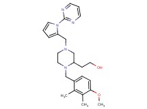 2-(1-(4-methoxy-2,3-dimethylbenzyl)-4-{[1-(2-pyrimidinyl)-1H-pyrrol-2-yl]methyl}-2-piperazinyl)ethanol