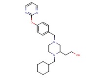 2-{1-(cyclohexylmethyl)-4-[4-(2-pyrimidinyloxy)benzyl]-2-piperazinyl}ethanol
