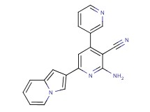 2'-amino-6'-indolizin-2-yl-3,4'-bipyridine-3'-carbonitrile