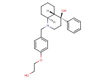 (4S*,4aS*,8aS*)-1-[4-(2-hydroxyethoxy)benzyl]-4-phenyldecahydro-4-quinolinol