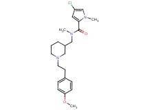 4-chloro-N-({1-[2-(4-methoxyphenyl)ethyl]piperidin-3-yl}methyl)-N,1-dimethyl-1H-pyrrole-2-carboxamide