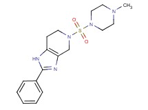 5-[(4-methylpiperazin-1-yl)sulfonyl]-2-phenyl-4,5,6,7-tetrahydro-1H-imidazo[4,5-c]pyridine