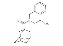 N-propyl-N-(pyridin-3-ylmethyl)adamantane-1-carboxamide