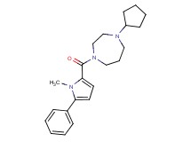 1-cyclopentyl-4-[(1-methyl-5-phenyl-1H-pyrrol-2-yl)carbonyl]-1,4-diazepane