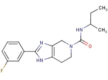 N-(sec-butyl)-2-(3-fluorophenyl)-1,4,6,7-tetrahydro-5H-imidazo[4,5-c]pyridine-5-carboxamide