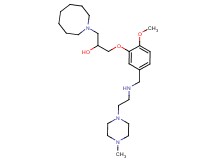 1-(1-azocanyl)-3-[2-methoxy-5-({[2-(4-methyl-1-piperazinyl)ethyl]amino}methyl)phenoxy]-2-propanol