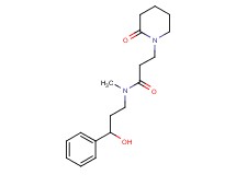 N-(3-hydroxy-3-phenylpropyl)-N-methyl-3-(2-oxopiperidin-1-yl)propanamide