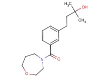 2-methyl-4-[3-(1,4-oxazepan-4-ylcarbonyl)phenyl]-2-butanol