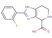 2-(2-fluorophenyl)-4,5,6,7-tetrahydro-1H-imidazo[4,5-c]pyridine-4-carboxylic acid dihydrochloride