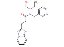 N-[1-(hydroxymethyl)propyl]-3-imidazo[1,2-a]pyridin-2-yl-N-(pyridin-3-ylmethyl)propanamide