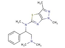 N~1~-(1,3-dimethyl-1H-pyrazolo[3,4-d][1,3]thiazol-5-yl)-N~1~,N~2~,N~2~-trimethyl-1-phenylethane-1,2-diamine