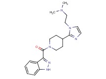(2-{2-[1-(1H-indazol-3-ylcarbonyl)piperidin-4-yl]-1H-imidazol-1-yl}ethyl)dimethylamine