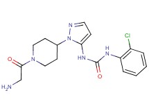 N-(2-chlorophenyl)-N'-[1-(1-glycyl-4-piperidinyl)-1H-pyrazol-5-yl]urea hydrochloride