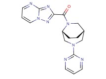 2-{[(1S*,5R*)-3-(2-pyrimidinyl)-3,6-diazabicyclo[3.2.2]non-6-yl]carbonyl}[1,2,4]triazolo[1,5-a]pyrimidine
