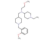 1-ethyl-N-{[1-(2-methoxybenzyl)-4-piperidinyl]methyl}-N-(2-methoxyethyl)-4-piperidinamine