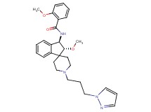 2-methoxy-N-{(2R*,3R*)-2-methoxy-1'-[3-(1H-pyrazol-1-yl)propyl]-2,3-dihydrospiro[indene-1,4'-piperidin]-3-yl}benzamide