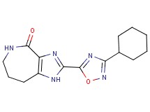 2-(3-cyclohexyl-1,2,4-oxadiazol-5-yl)-5,6,7,8-tetrahydroimidazo[4,5-c]azepin-4(1H)-one