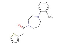 1-(2-methylphenyl)-4-(2-thienylacetyl)-1,4-diazepane