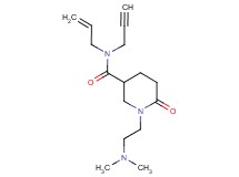N-allyl-1-[2-(dimethylamino)ethyl]-6-oxo-N-2-propyn-1-yl-3-piperidinecarboxamide