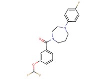 1-[3-(difluoromethoxy)benzoyl]-4-(4-fluorophenyl)-1,4-diazepane