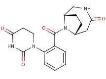 1-(2-{[(1S*,6R*)-4-oxo-3,9-diazabicyclo[4.2.1]non-9-yl]carbonyl}phenyl)dihydropyrimidine-2,4(1H,3H)-dione