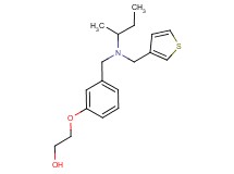 2-(3-{[sec-butyl(3-thienylmethyl)amino]methyl}phenoxy)ethanol