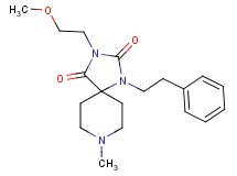 3-(2-methoxyethyl)-8-methyl-1-(2-phenylethyl)-1,3,8-triazaspiro[4.5]decane-2,4-dione