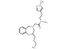 2-(2-butyl-2,3-dihydro-1,4-benzoxazepin-4(5H)-yl)-N-methyl-N-[2-(1-methyl-1H-pyrazol-4-yl)ethyl]acetamide