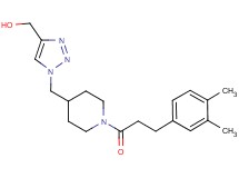 [1-({1-[3-(3,4-dimethylphenyl)propanoyl]-4-piperidinyl}methyl)-1H-1,2,3-triazol-4-yl]methanol