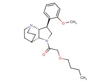 (2R*,3S*,6R*)-5-(butoxyacetyl)-3-(2-methoxyphenyl)-1,5-diazatricyclo[5.2.2.0~2,6~]undecane