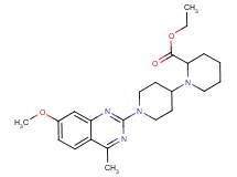 ethyl 1'-(7-methoxy-4-methyl-2-quinazolinyl)-1,4'-bipiperidine-2-carboxylate