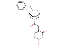 5-{2-[(1R*,5R*)-6-benzyl-3,6-diazabicyclo[3.2.2]non-3-yl]-2-oxoethyl}pyrimidine-2,4(1H,3H)-dione