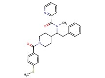 N-methyl-N-(1-{1-[4-(methylthio)benzoyl]-4-piperidinyl}-2-phenylethyl)-2-pyridinecarboxamide