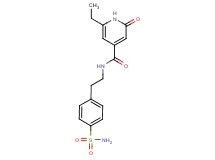 N-{2-[4-(aminosulfonyl)phenyl]ethyl}-6-ethyl-2-oxo-1,2-dihydropyridine-4-carboxamide