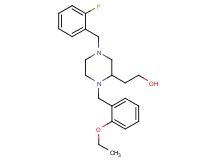2-[1-(2-ethoxybenzyl)-4-(2-fluorobenzyl)-2-piperazinyl]ethanol