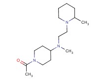 1-acetyl-N-methyl-N-[2-(2-methylpiperidin-1-yl)ethyl]piperidin-4-amine