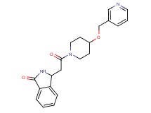 3-{2-oxo-2-[4-(3-pyridinylmethoxy)-1-piperidinyl]ethyl}-1-isoindolinone
