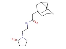 2-(1-adamantyl)-N-[2-(2-oxopyrrolidin-1-yl)ethyl]acetamide