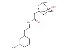 2-(3-hydroxy-1-adamantyl)-N-[2-(1-methylpiperidin-3-yl)ethyl]acetamide