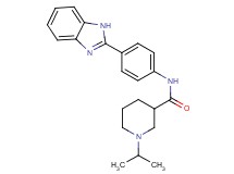 N-[4-(1H-benzimidazol-2-yl)phenyl]-1-isopropyl-3-piperidinecarboxamide