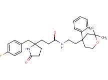 N-[2-(2,2-dimethyl-4-phenyltetrahydro-2H-pyran-4-yl)ethyl]-3-[2-(4-fluorobenzyl)-5-oxo-2-pyrrolidinyl]propanamide