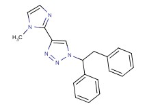 1-(1,2-diphenylethyl)-4-(1-methyl-1H-imidazol-2-yl)-1H-1,2,3-triazole