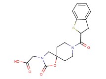 [8-(2,3-dihydro-1-benzothien-2-ylcarbonyl)-2-oxo-1-oxa-3,8-diazaspiro[4.5]dec-3-yl]acetic acid