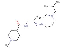 N-[(5-isobutyl-5,6,7,8-tetrahydro-4H-pyrazolo[1,5-a][1,4]diazepin-2-yl)methyl]-1-methylpiperidine-4-carboxamide