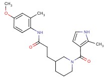 N-(4-methoxy-2-methylphenyl)-3-{1-[(2-methyl-1H-pyrrol-3-yl)carbonyl]piperidin-3-yl}propanamide